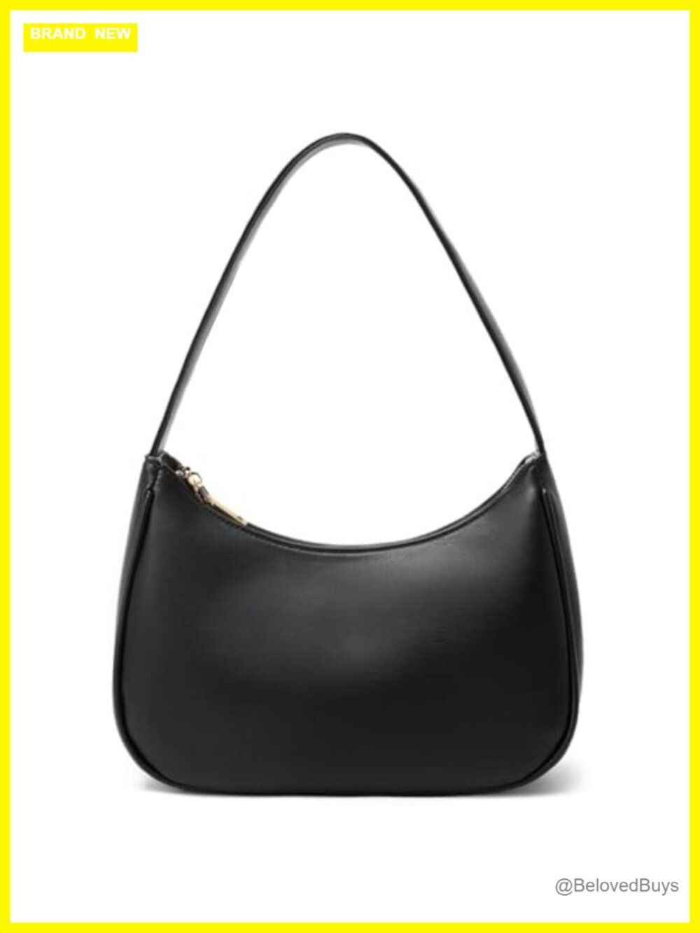 PU Leather Hobo Shoulder Bag Mini Crossbody Purse with Zipper